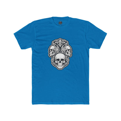 Skulls Filigree Crew Tee — Unisex Cotton Skull Filigree T-Shirt