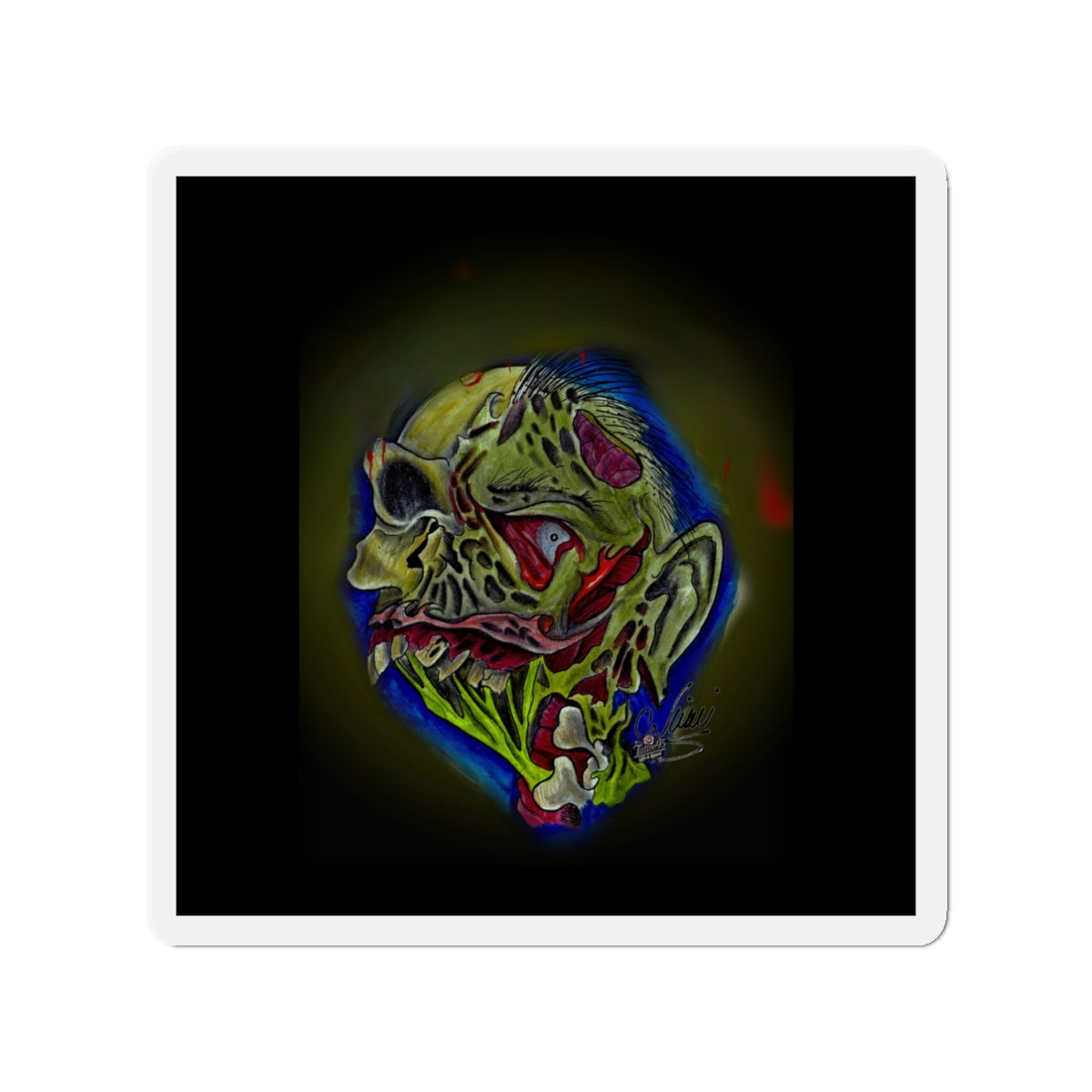 Zombie King of the Dead - Magnet