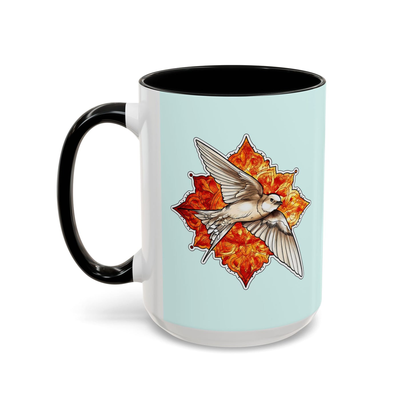 Swallow Bird Ceramic Coffee Mug – Accent 11/15 oz