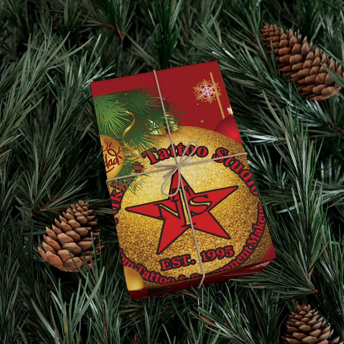 Nikki's Tattoo Studio Collection - Gift Wrapping - ORNAMENTAL Gift Wrapping Paper