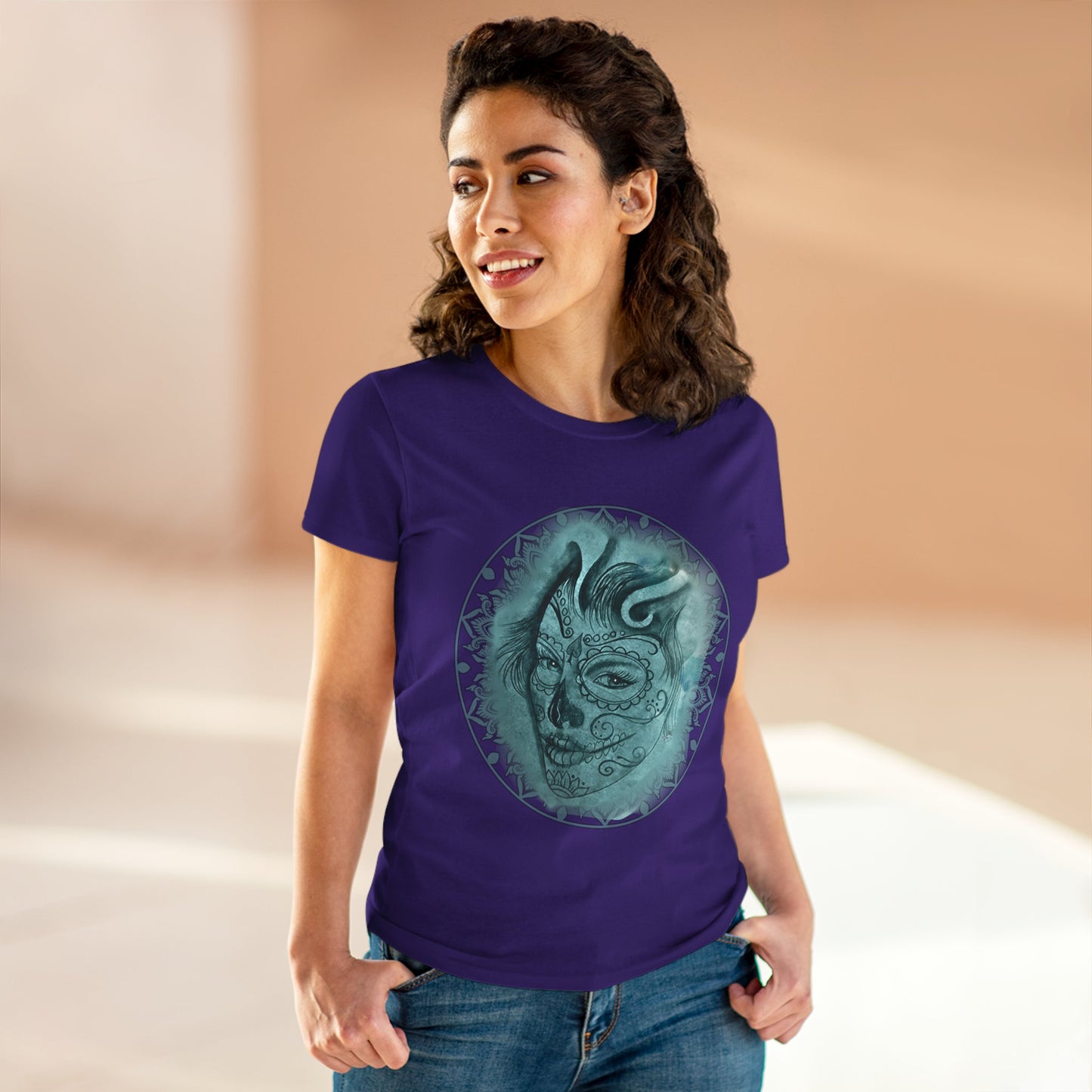 Beautiful Face - Pre-Shrunk, semi-fitted silhouette tshirt