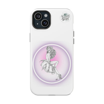 Pretty Bunny Vintage Artwork - iPhone Case
