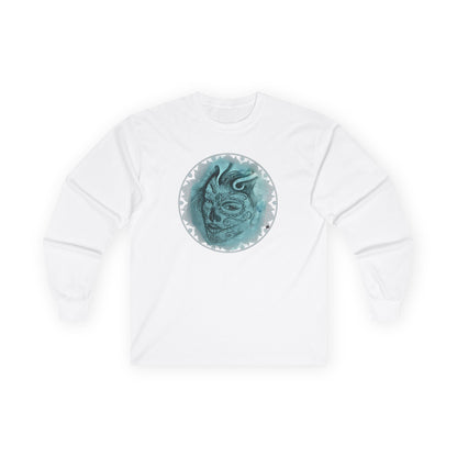 Beautiful Face Tattoo Artwork - T-Shirt Long Sleeve