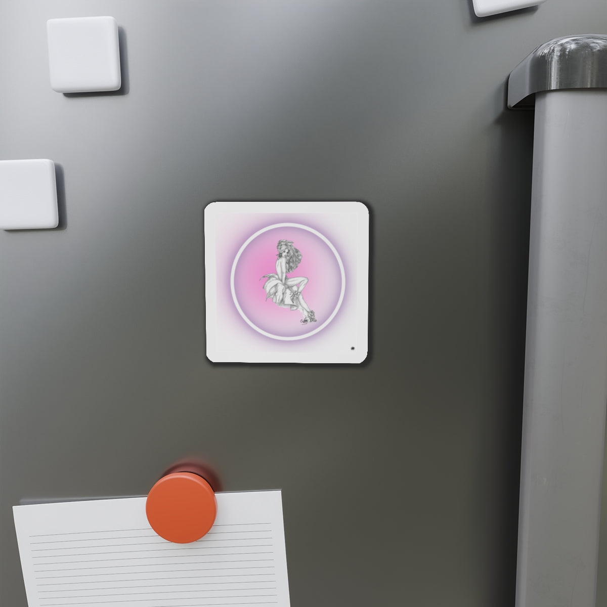 Pretty Bunny Vintage Artwork - Magnet