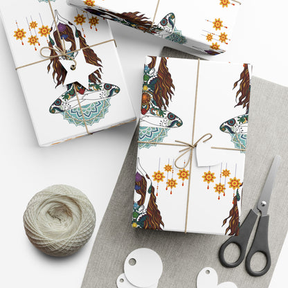 Yoga Goddess Meditation Lotus Mandala - Gift Wrapping Paper