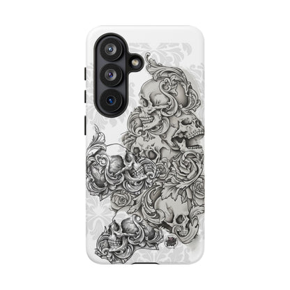 Cascading Skulls - Tough Phone Cases Available in most Galaxy series.