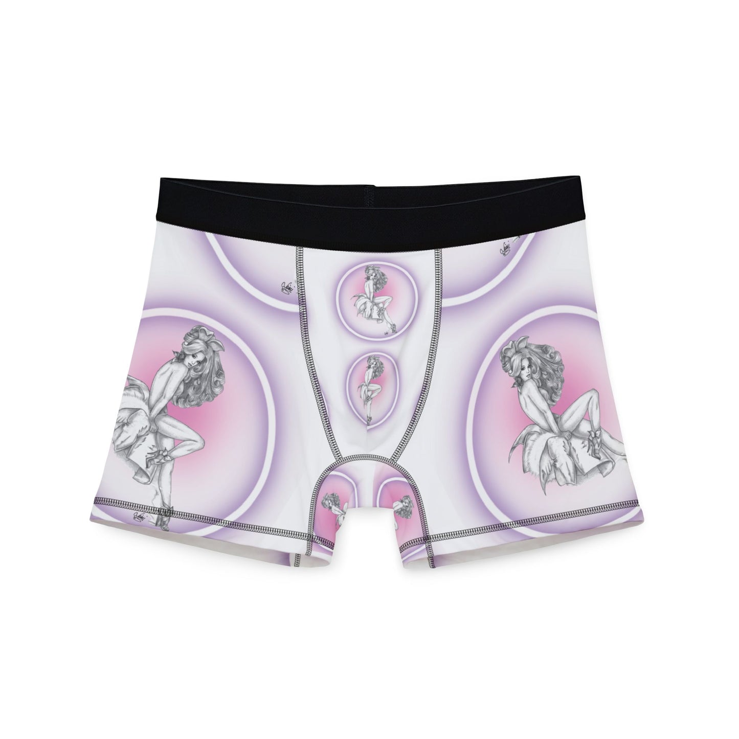 Pretty Bunny Vintage Artwork - Men's Boxers