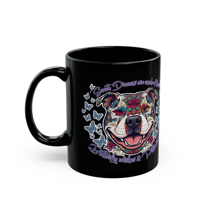 Pitbull Tattoo Art Black Mug — Nikki Thompson (11oz & 15oz)