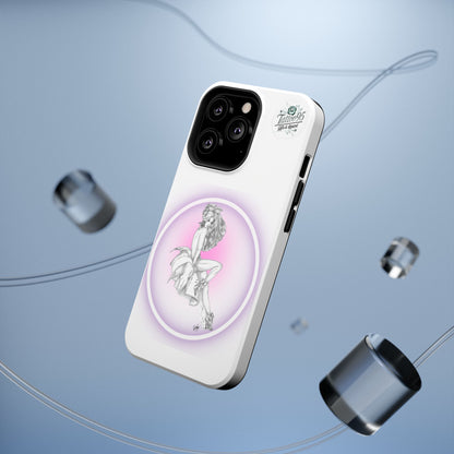 Pretty Bunny Vintage Artwork - iPhone Case