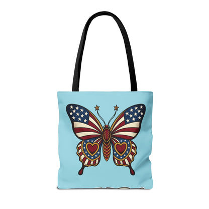 Butterflies Are Free Patriotic Celebration Tote Bag