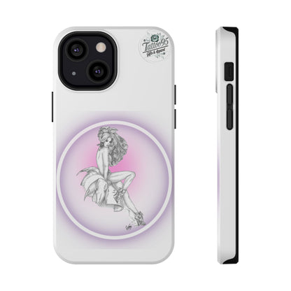 Pretty Bunny Vintage Artwork - iPhone Case