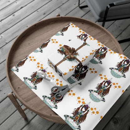 Yoga Goddess Meditation Lotus Mandala - Gift Wrapping Paper