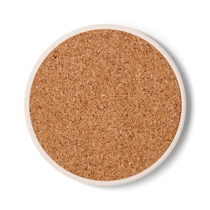 Dragonfly Hibiscus - Round/Square Ceramic Drink Coaster