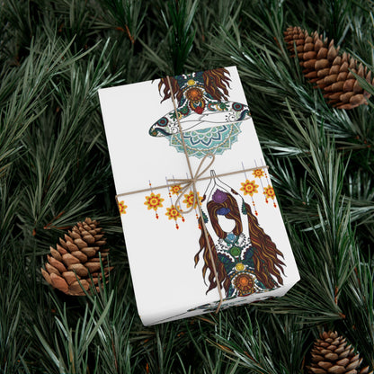 Yoga Goddess Meditation Lotus Mandala - Gift Wrapping Paper
