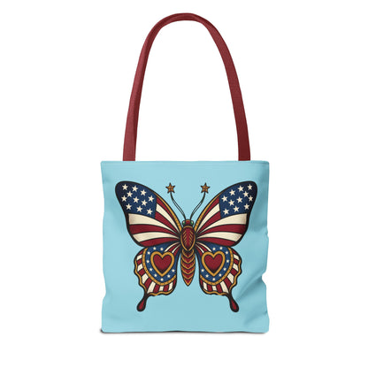 Butterflies Are Free Patriotic Celebration Tote Bag