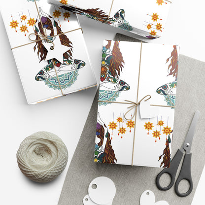 Yoga Goddess Meditation Lotus Mandala - Gift Wrapping Paper