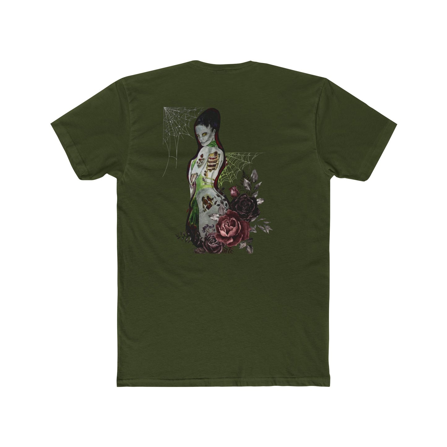 Zombie Lady Deadrah Tee — Unisex Horror Crewneck T-Shirt