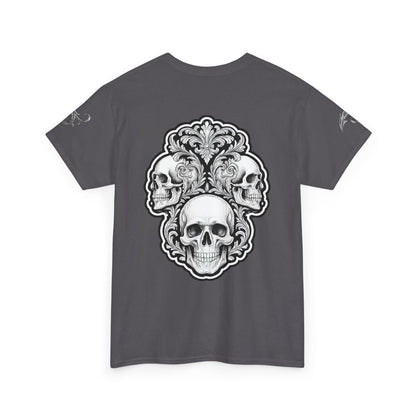 Skulls Filigree - Charcoal T-Shirt