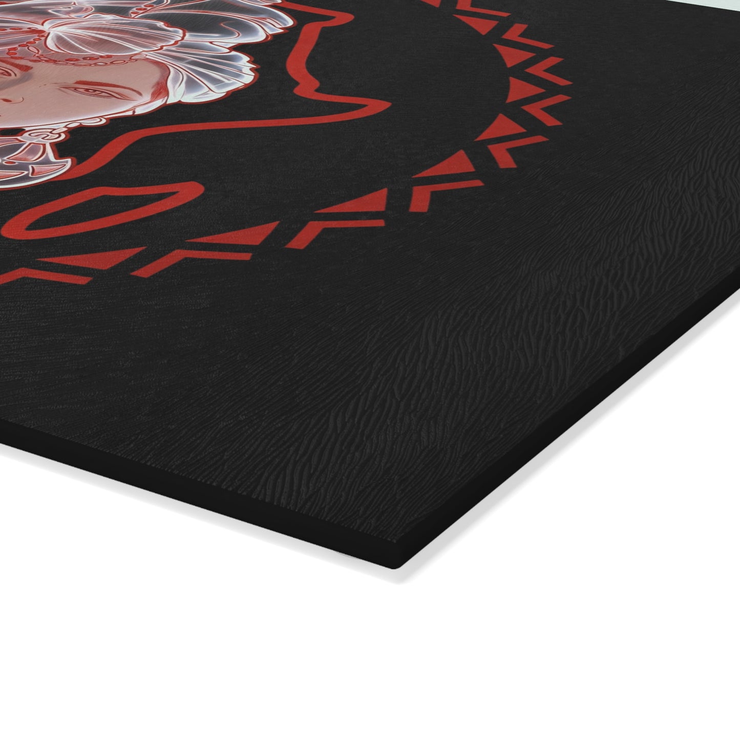 Gele Girl - Glass Cutting Board