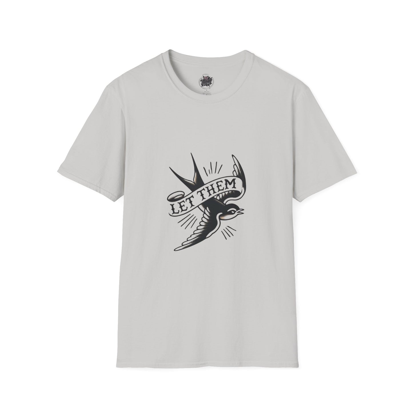 Retro Tattoo 'Let Them' Healing Message T-Shirt