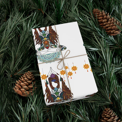 Yoga Goddess Meditation Lotus Mandala - Gift Wrapping Paper