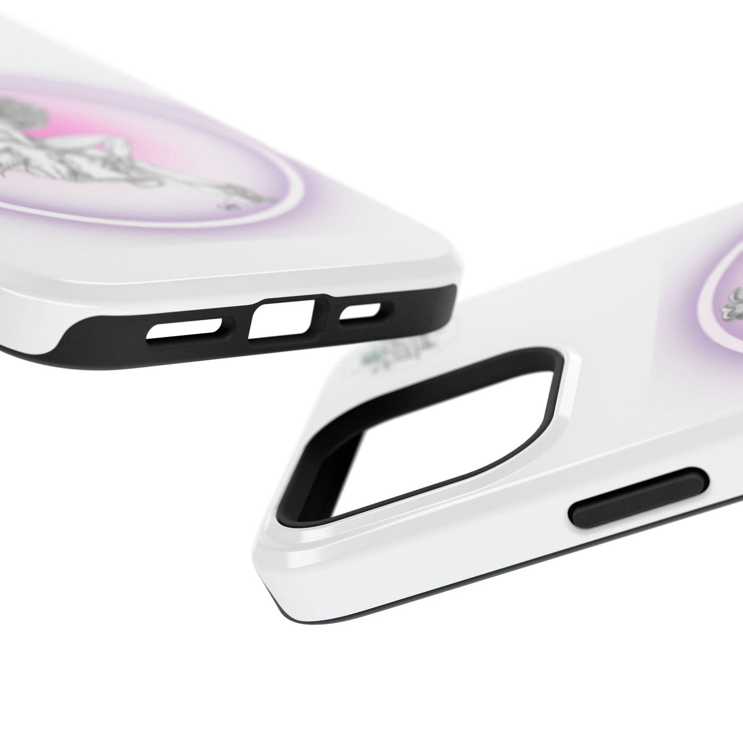 Pretty Bunny Vintage Artwork - iPhone Case