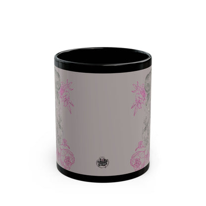 Flowing Geisha Tattoo - Coffee Mug — 11oz & 15oz - Choose Background Color