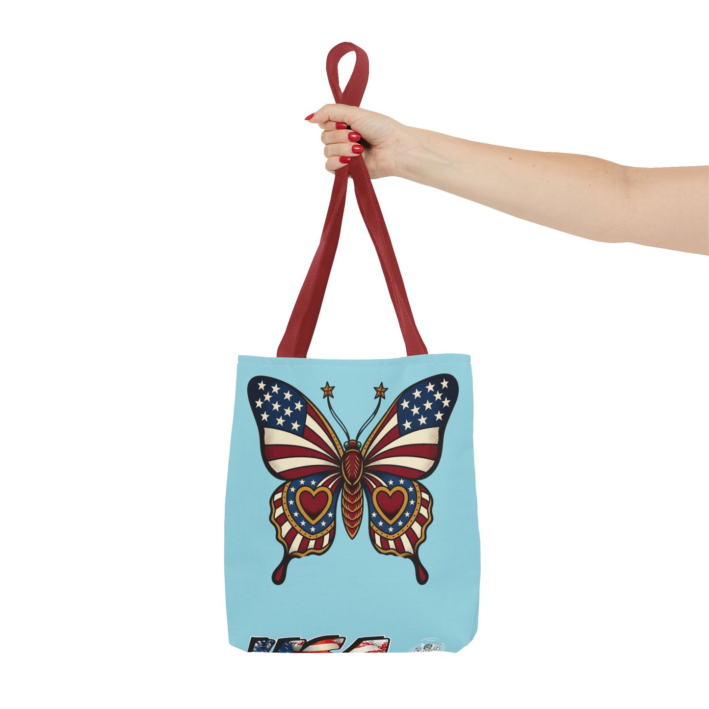 Butterflies Are Free Patriotic Celebration Tote Bag