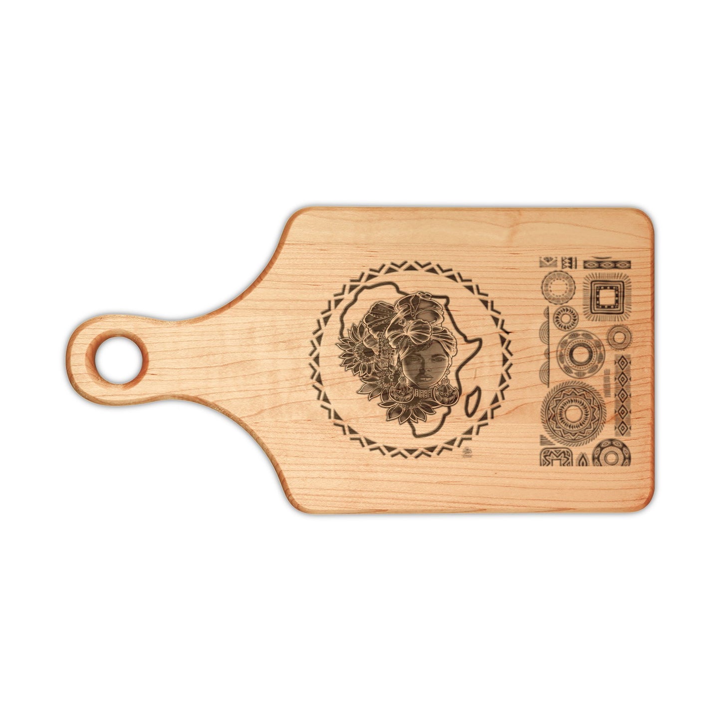 Gele Girl - Engraved Cutting Board — Decorative Serving & Chopping Board