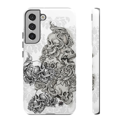 Cascading Skulls - Tough Phone Cases Available in most Galaxy series.