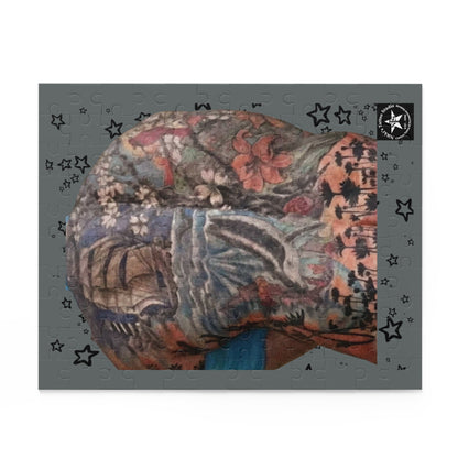 Nikki's Tattoo Studio Collection - Puzzle Game:  Back Tattoo SIZES: 14" x 11", 10" x 8" or 16" x 20"