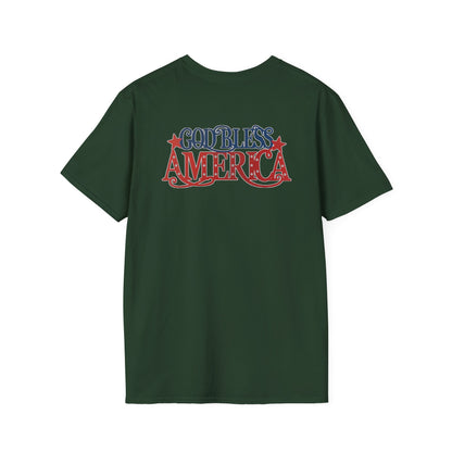 Floral USA 250th T-Shirt — Happy Birthday America