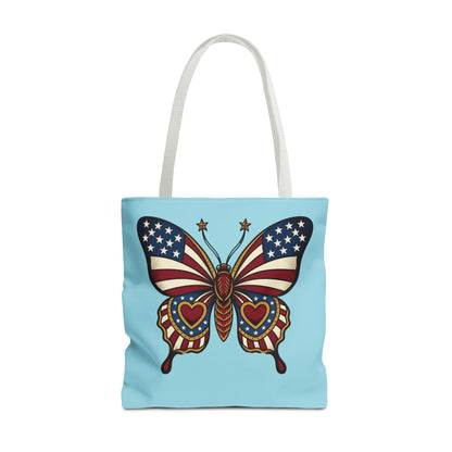 Butterflies Are Free Patriotic Celebration Tote Bag