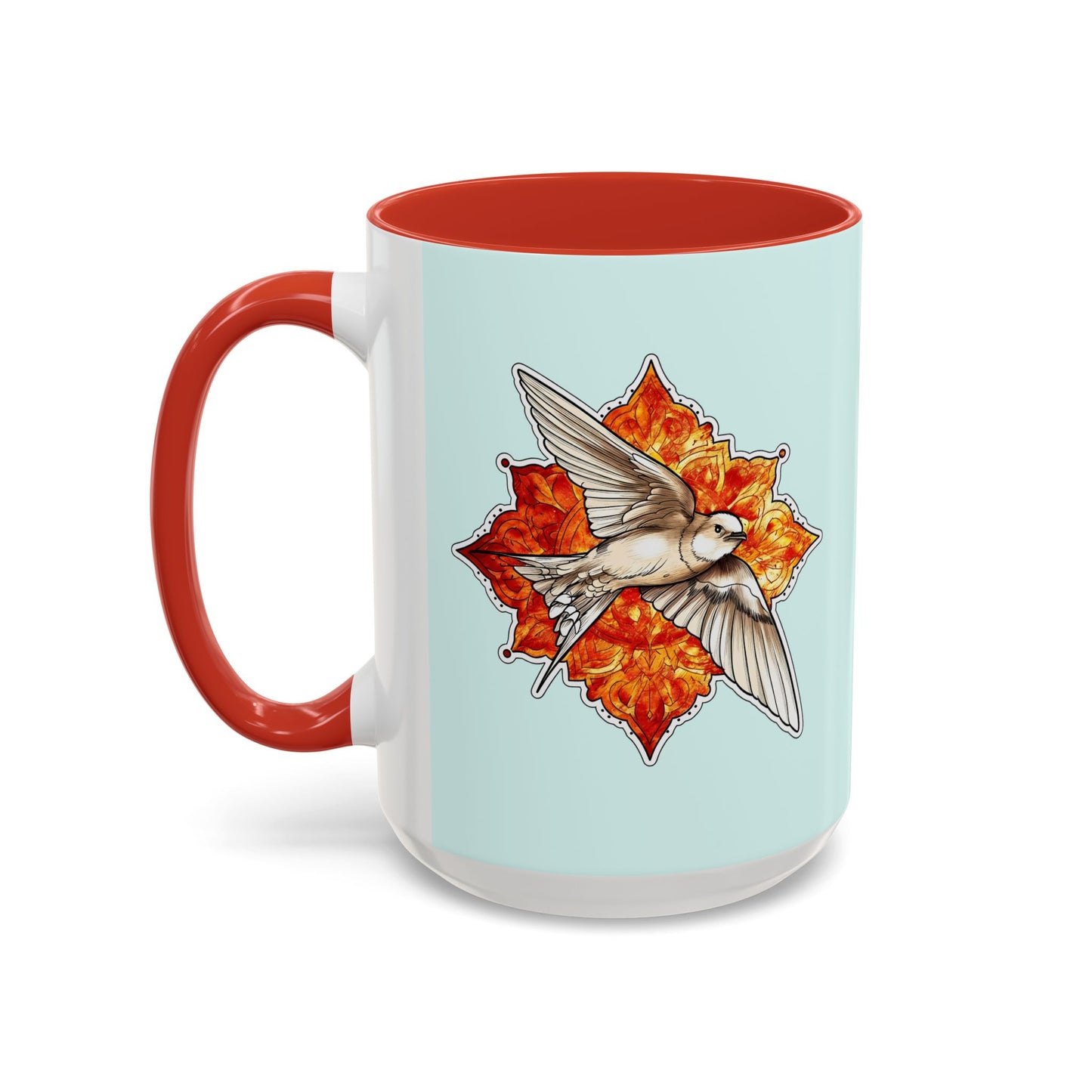 Swallow Bird Ceramic Coffee Mug – Accent 11/15 oz