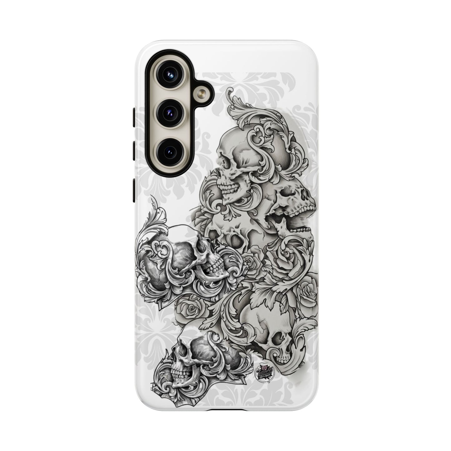 Cascading Skulls - Tough Phone Cases Available in most Galaxy series.