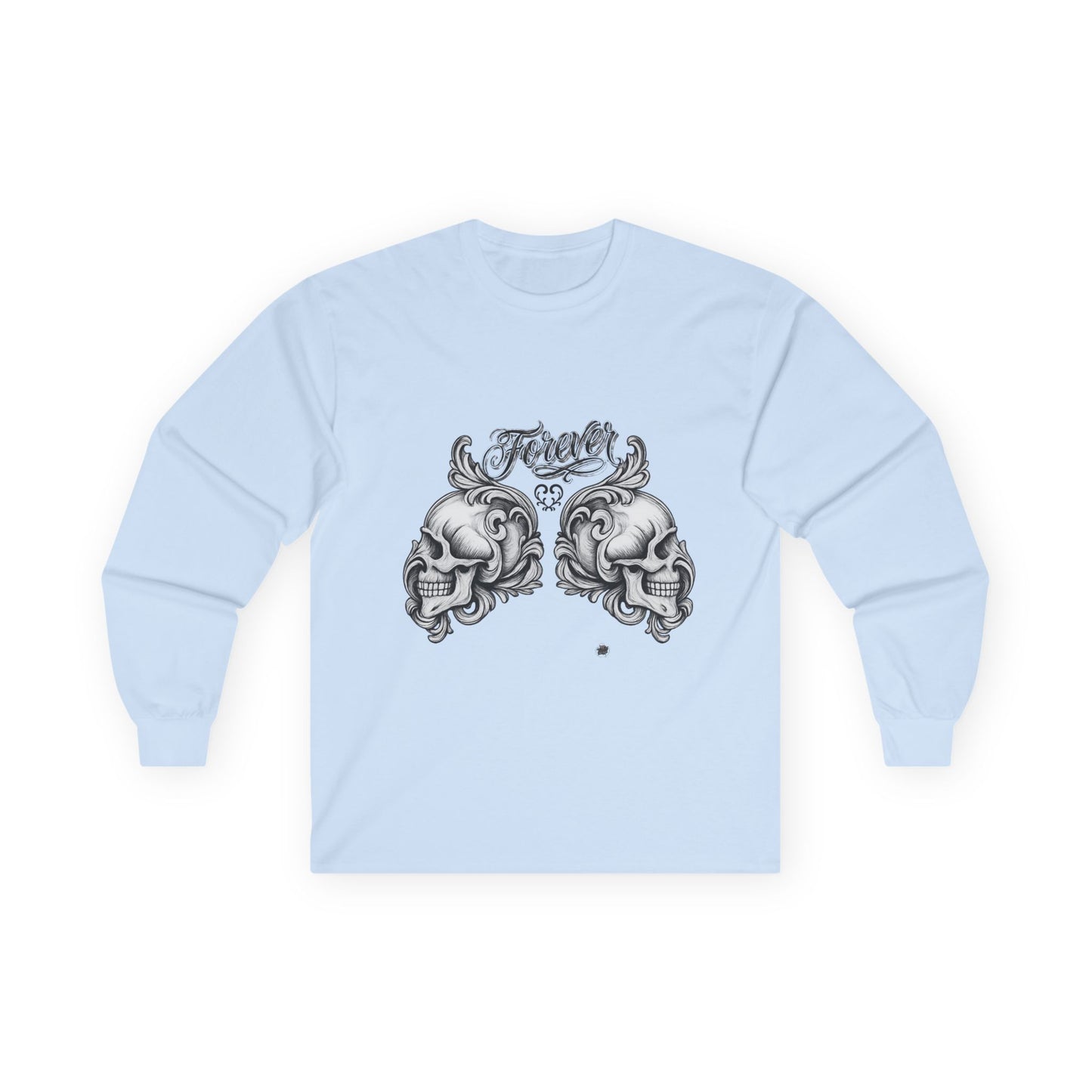 Forever Love Long Sleeve — Skull Duo Graphic Tee