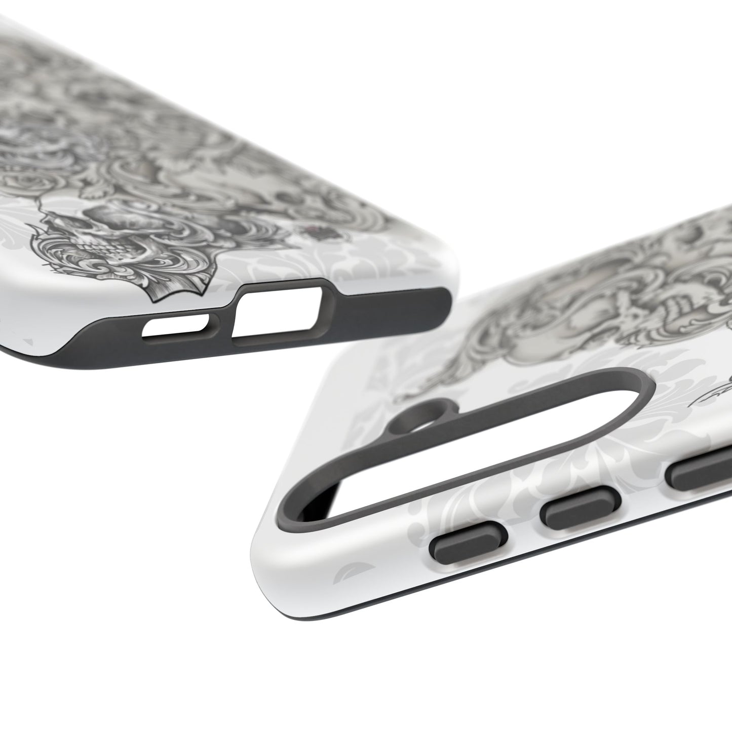 Cascading Skulls - Tough Phone Cases Available in most Galaxy series.