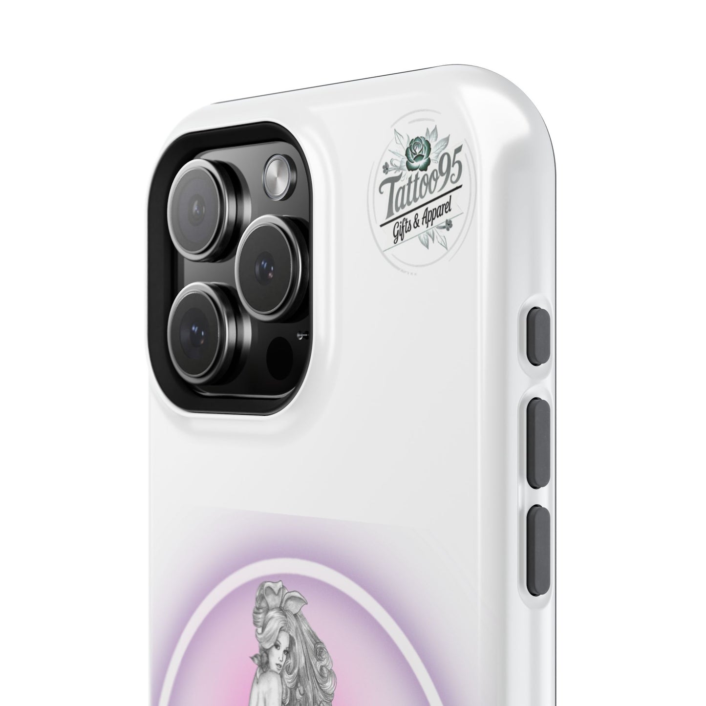 Pretty Bunny Vintage Artwork - iPhone Case