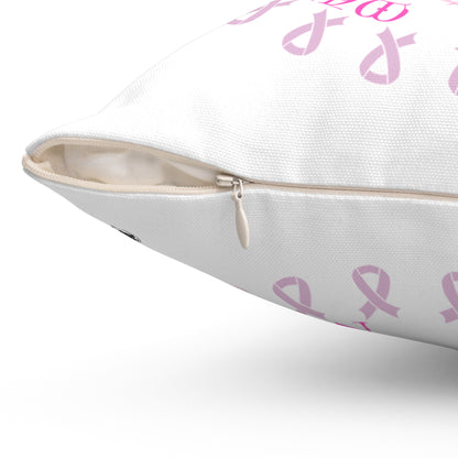 Dragon Strength, Square Pillow White, Home Decor