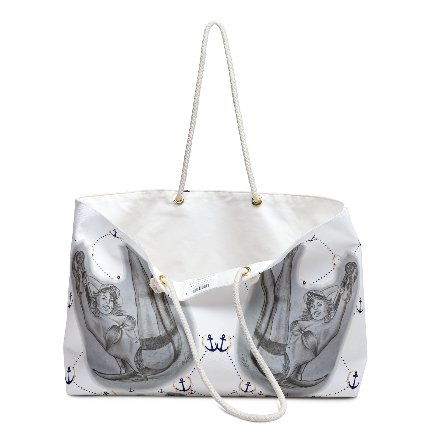 Vintage Sailor Girl Artwork - Weekender Bag