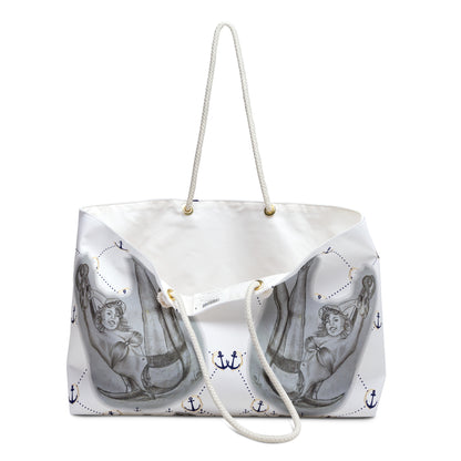 Vintage Sailor Girl Artwork - Weekender Bag