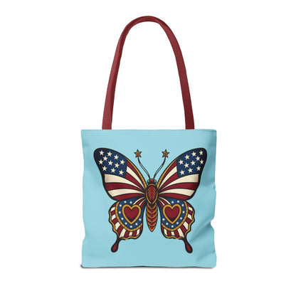 Butterflies Are Free Patriotic Celebration Tote Bag