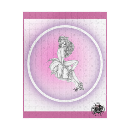 Pretty Bunny Vintage Artwork - Jigsaw Puzzle — PIECES are 110, 252 and 520 Glossy Finish