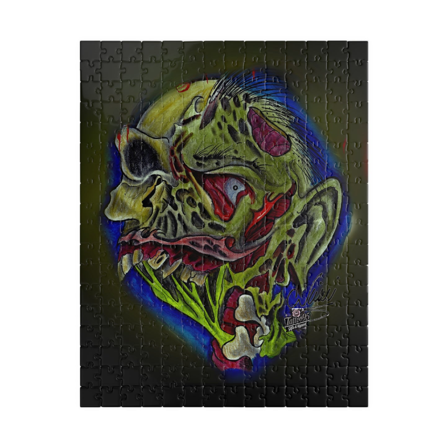 Zombie King of the Dead Puzzle — 110/252/520-Piece Halloween Horror Jigsaw