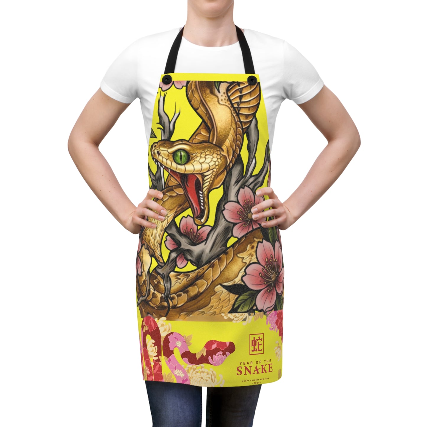 Chinese New Year Apron — Festive Lunar New Year Kitchen Apron