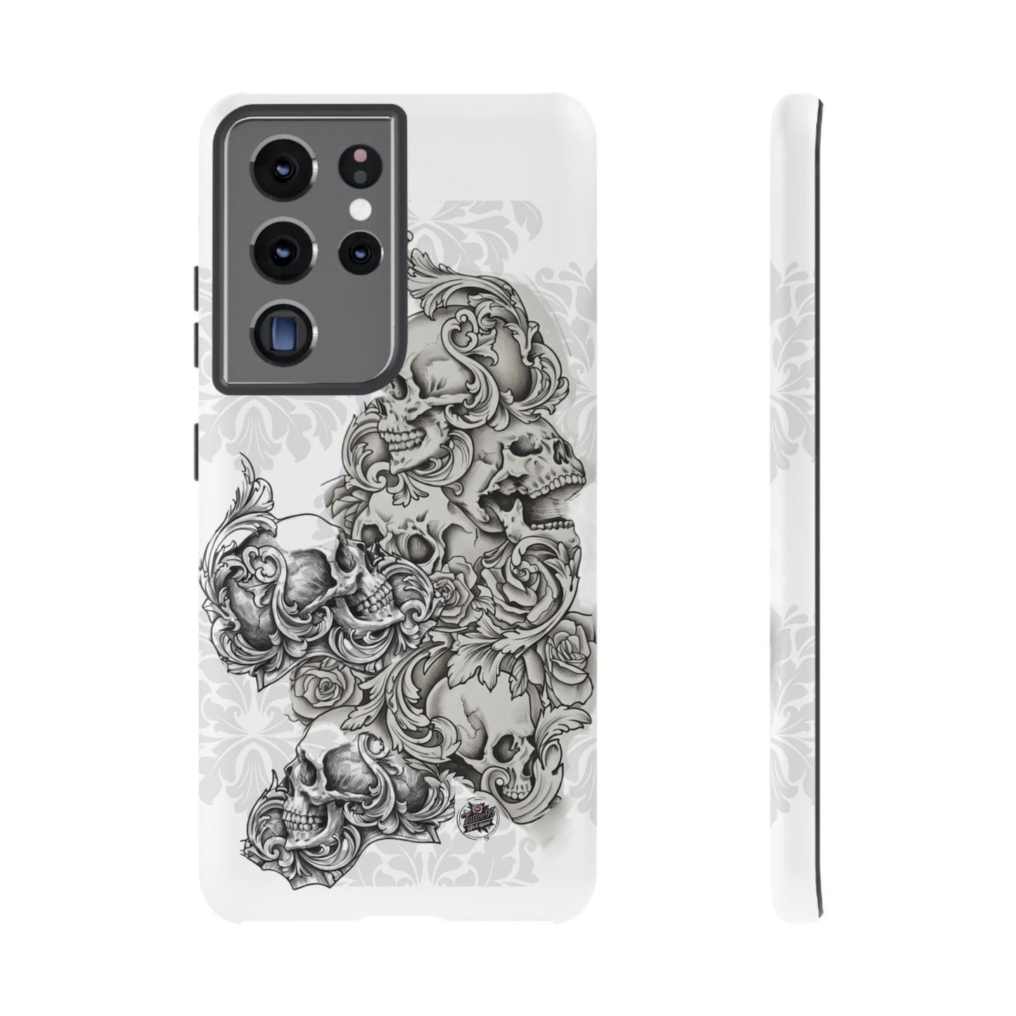 Cascading Skulls - Tough Phone Cases Available in most Galaxy series.