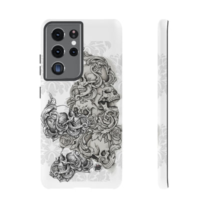 Cascading Skulls - Tough Phone Cases Available in most Galaxy series.