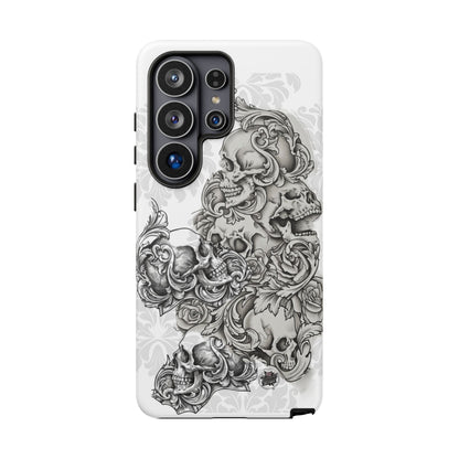 Cascading Skulls - Tough Phone Cases Available in most Galaxy series.