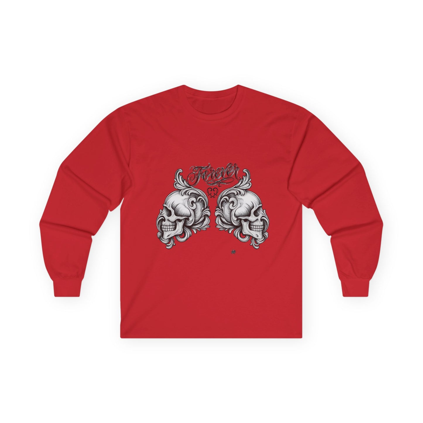 Forever Love Long Sleeve — Skull Duo Graphic Tee