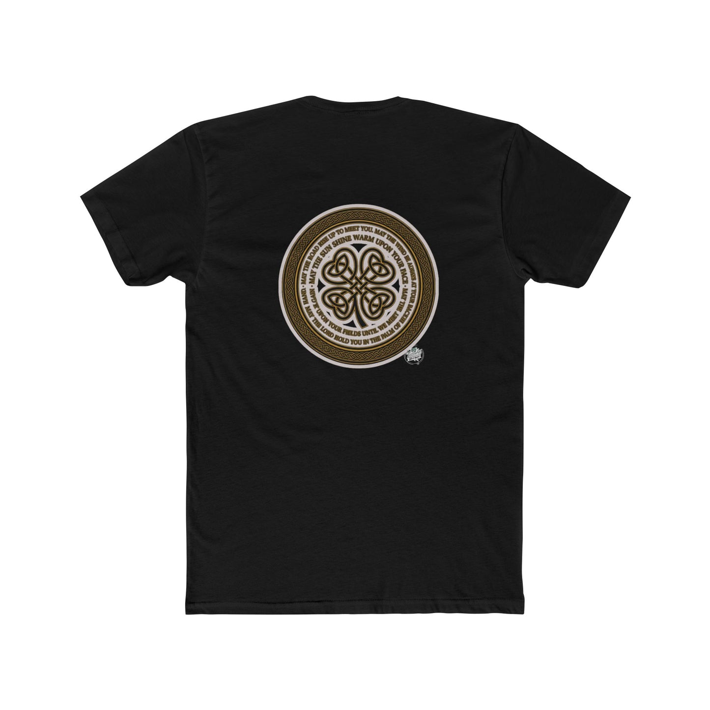 Irish Skull St. Paddy’s Day Tee — Relaxed Fit Crew with Back Tattoo Artwork